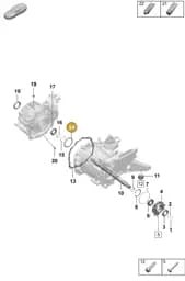 9J1409686J Porsche Adjusting Washer