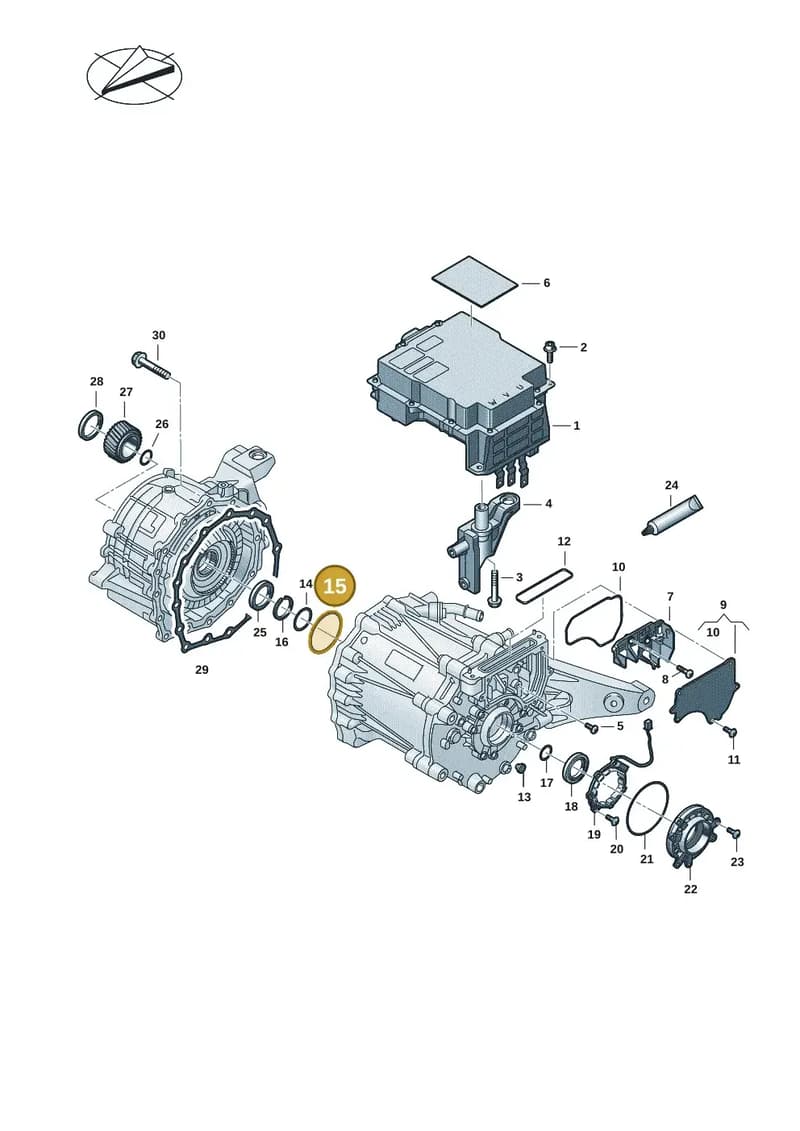 9J1409686P — Audi RS e-tron GT (2020-2025) diagram 4j1901400, position 15
