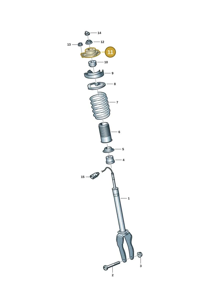 9J1412322 — Audi RS e-tron GT (2020-2025) diagram 4j1411000, position 11