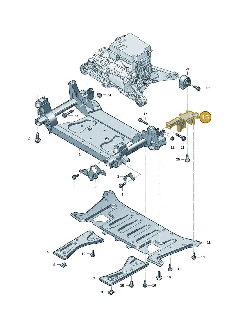 9J1413358A — Audi RS e-tron GT (2020-2025) diagram 4j1399000, position 15