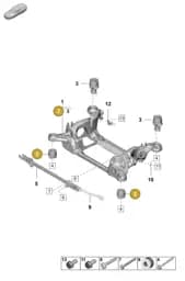 9J1505541B Porsche Hydro-Mounting