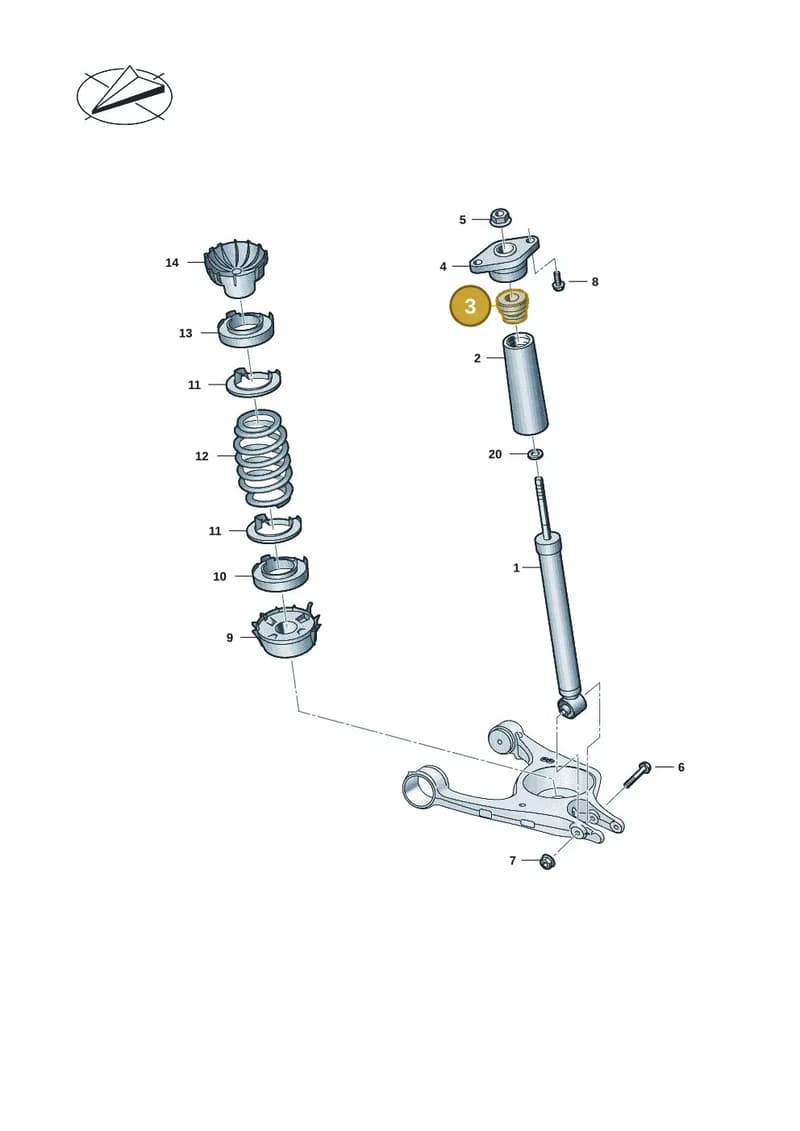 9J1512131C — Audi RS e-tron GT (2020-2025) diagram 4j1511000, position 3