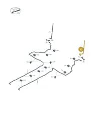 9J1611775E Porsche Brake Hose