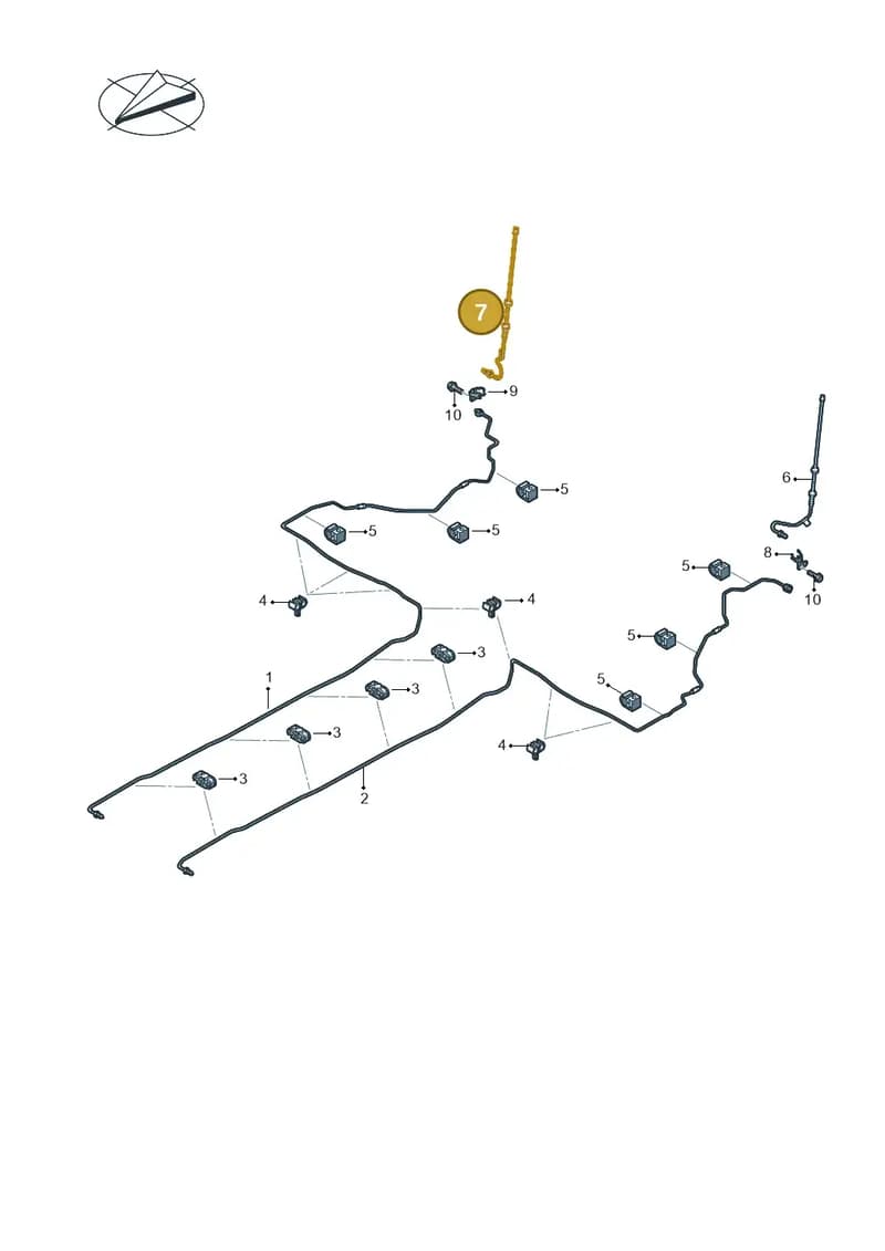 9J1611776H — Audi RS e-tron GT (2020-2025) diagram 4j1611030, position 7