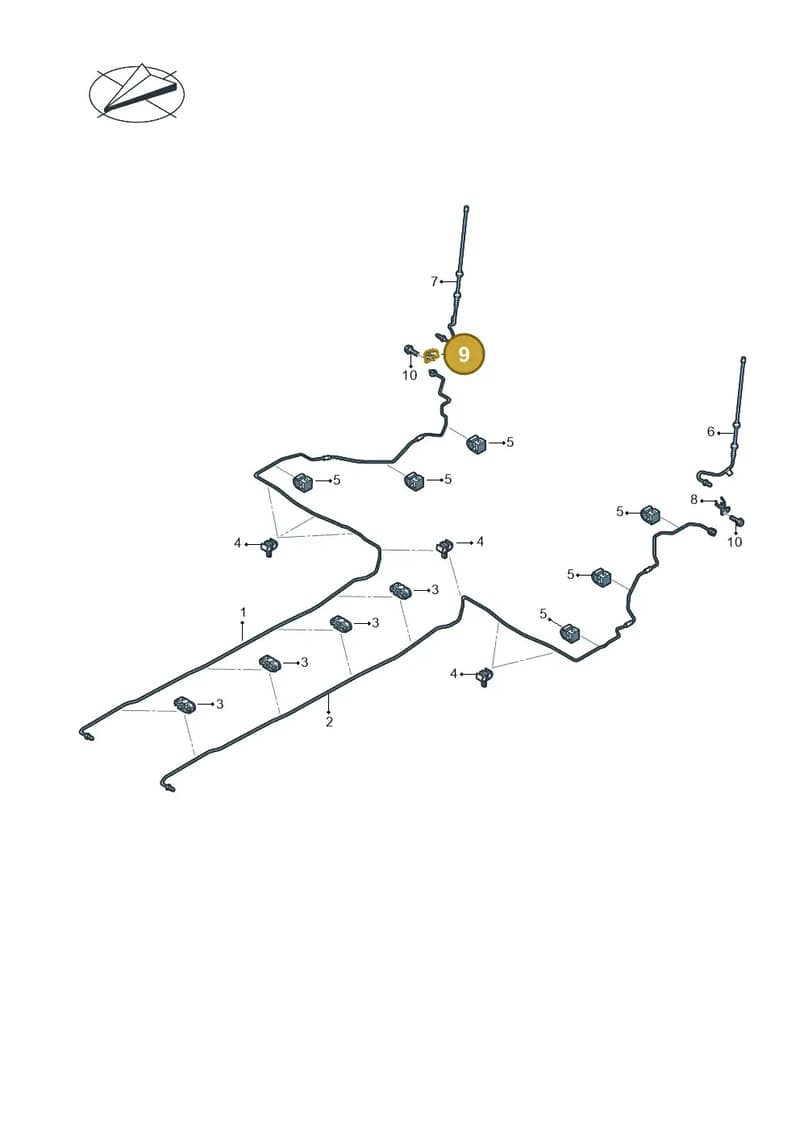 9J1611798B — Audi RS e-tron GT (2020-2025) diagram 4j1611030, position 9