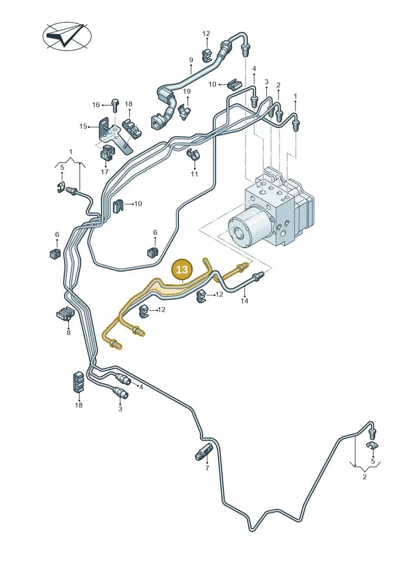 9J1614727D — Audi RS e-tron GT (2020-2025) diagram 4j1611020, position 13