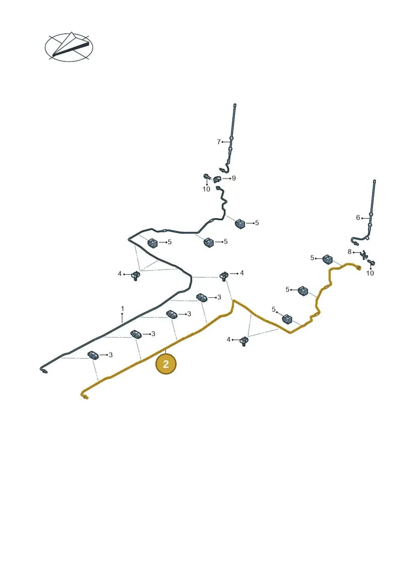 9J1614743B — Audi RS e-tron GT (2020-2025) diagram 4j1611030, position 2