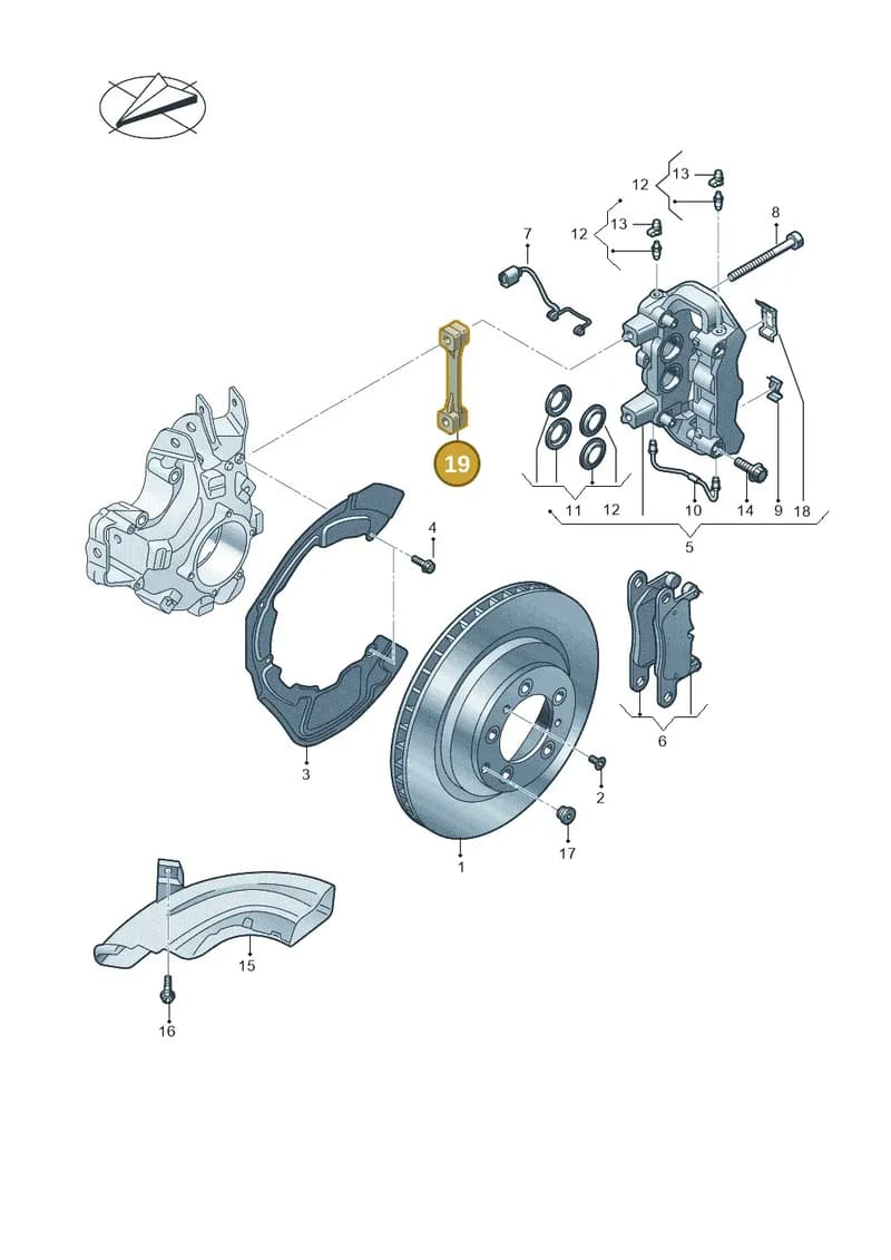 9J1615421 — Audi RS e-tron GT (2020-2025) diagram 4j1615060, position 19
