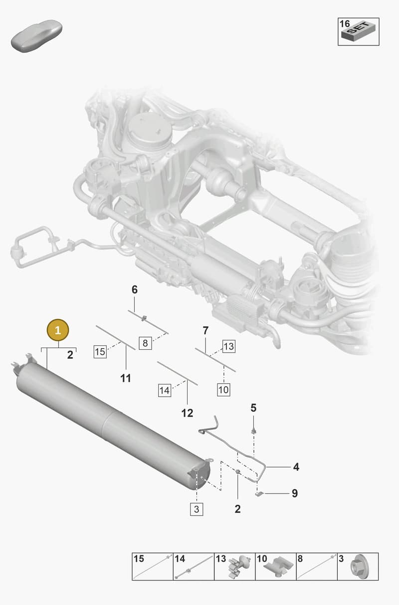 9J1616202A — Porsche Taycan Sport Turismo (2019-2024) diagram p56504050, position 1