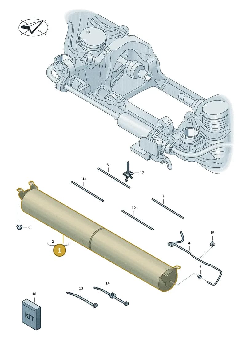 9J1616202A — Audi RS e-tron GT (2020-2025) diagram 4j1616100, position 1