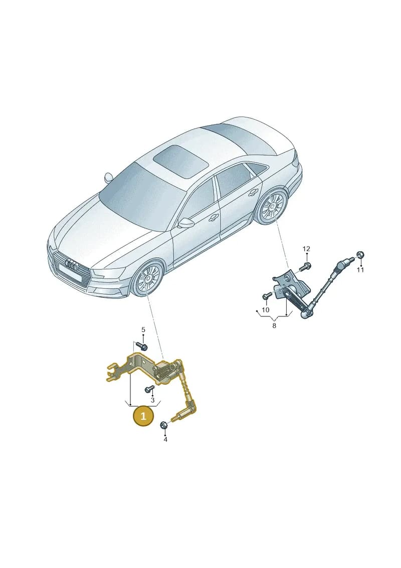 9J1616214 — Audi RS e-tron GT (2020-2025) diagram 849941250, position 1