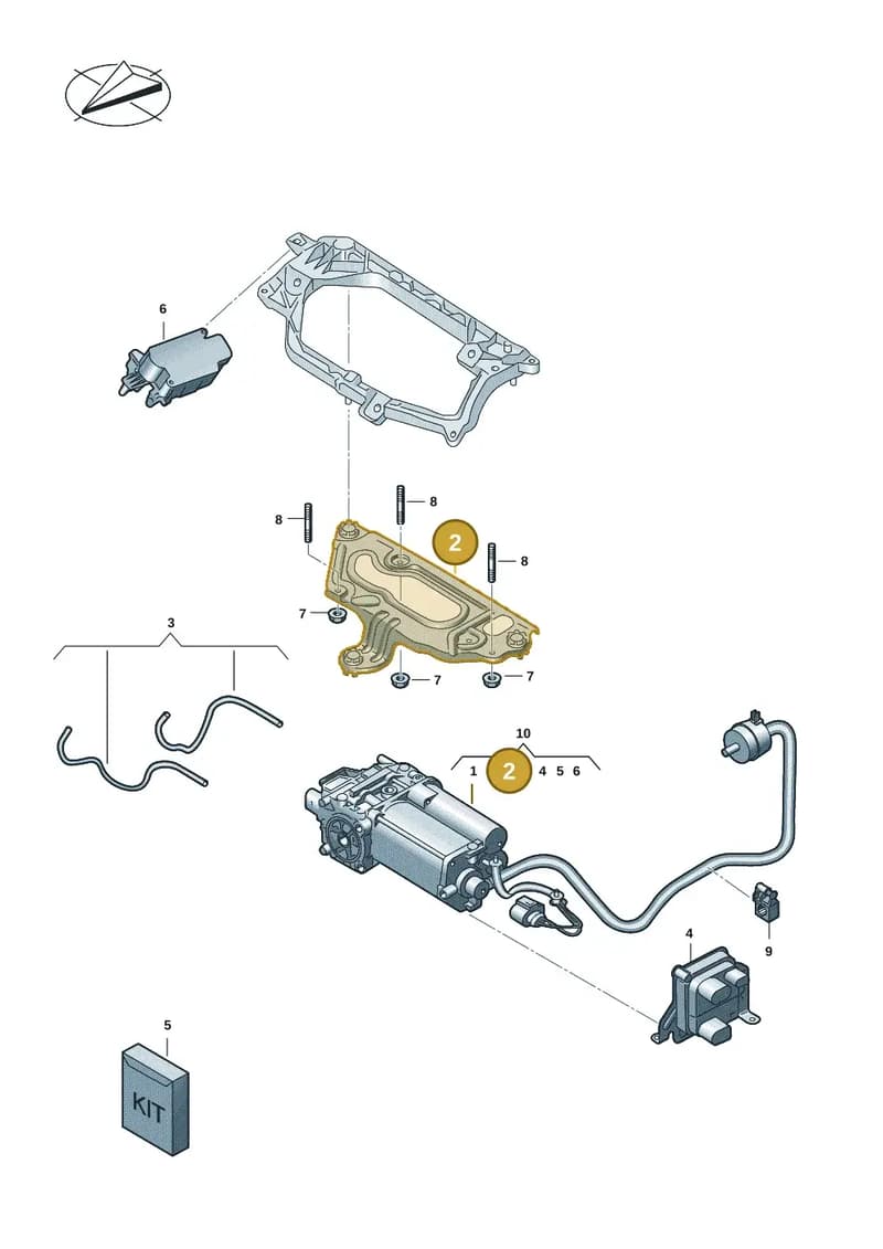 9J1616591 — Audi RS e-tron GT (2020-2025) diagram 4j1616000, position 2