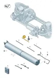 9J1616675D Porsche Air Line
