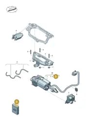 9J1616691 Porsche Intake Hose