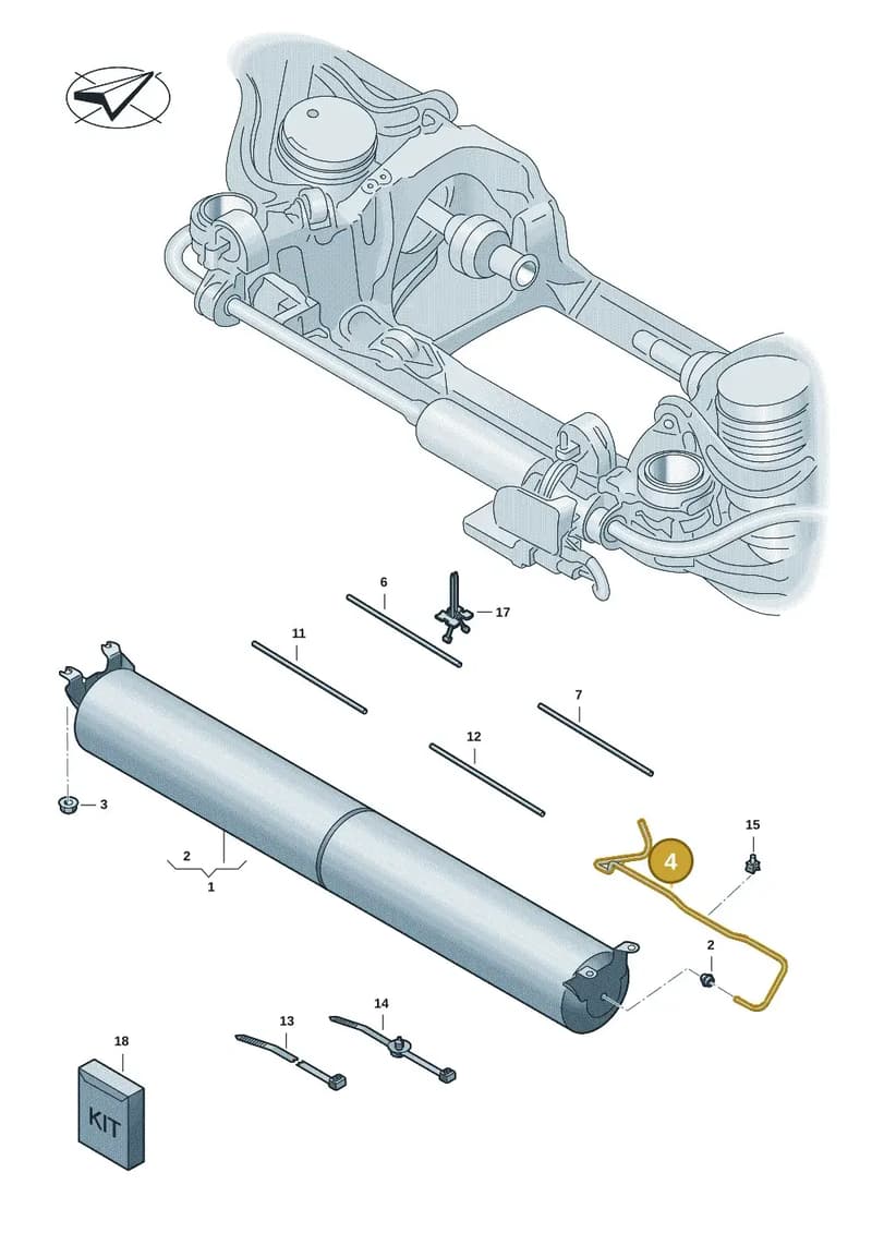 9J1616711F — Audi RS e-tron GT (2020-2025) diagram 4j1616100, position 4