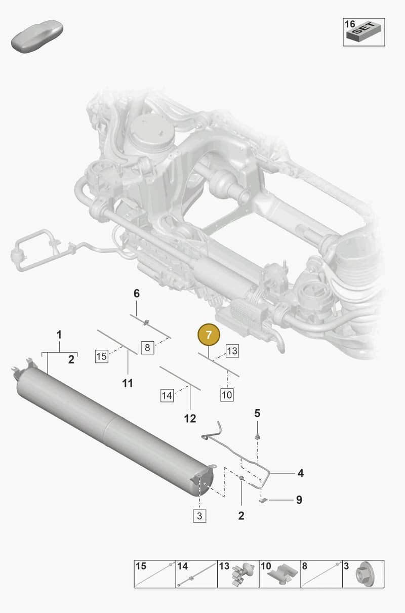 9J1616715B — Porsche Taycan Sport Turismo (2019-2024) diagram p56504050, position 7