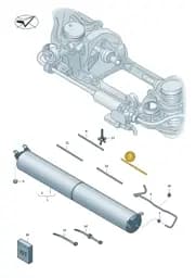 9J1616715D Porsche Air Line