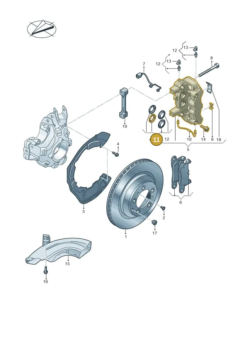 9J1698471 — Audi RS e-tron GT (2020-2025) diagram 4j1615060, position 11