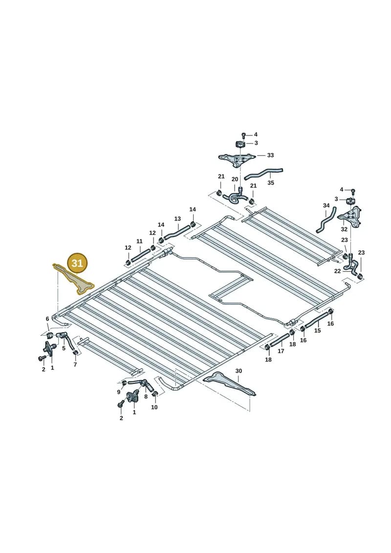 9J1801140Y — Audi RS e-tron GT (2020-2025) diagram 4j1915560, position 31