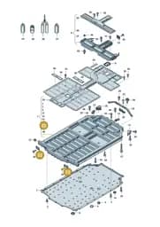 9J1801383 Porsche Reinforcement