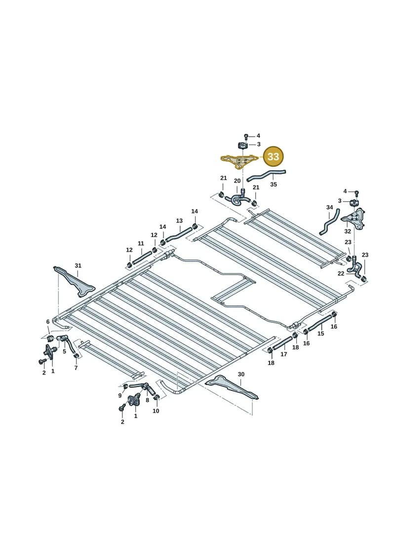 9J1802672AY — Audi RS e-tron GT (2020-2025) diagram 4j1915560, position 33