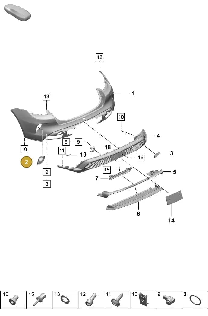 9J1807008OK1 — Porsche Taycan Sport Turismo (2023-2025) diagram p64802510, position 2