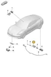 9J1807707 Porsche Bracket for Camera