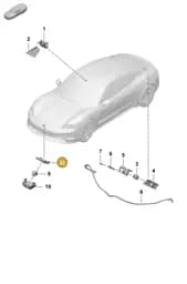 9J1807997A Porsche Bracket for Camera