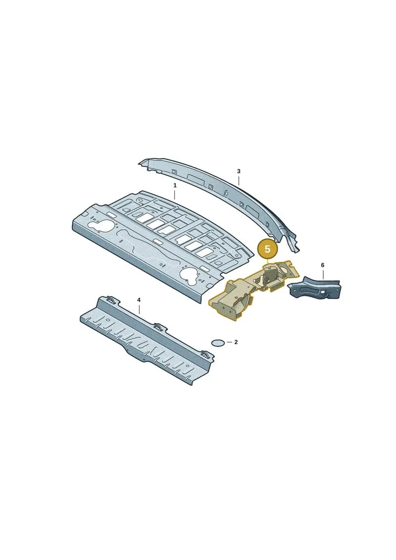 9J1813381Y — Audi RS e-tron GT (2020-2025) diagram 4j1813000, position 5