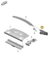 9J1813481Y Porsche Reinforcement for Seal Channel