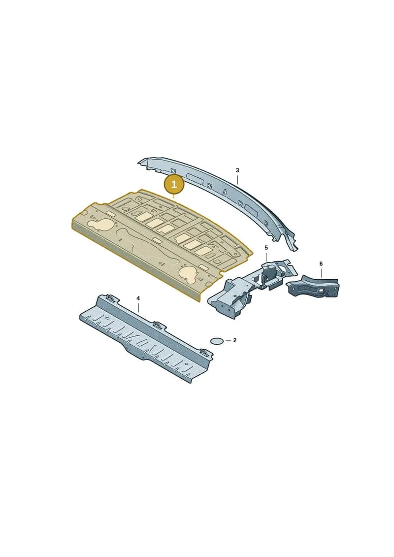 9J1813503AY — Audi RS e-tron GT (2020-2025) diagram 4j1813000, position 1