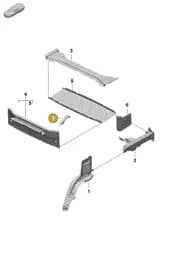 9J1814589YGRV Porsche Brake Line Bracket (Primed GRV)