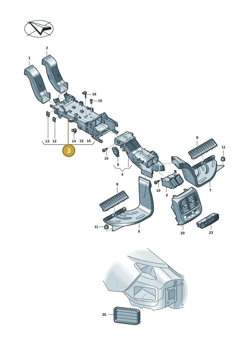 9J1815171L — Audi RS e-tron GT (2020-2025) diagram 4j1819200, position 3