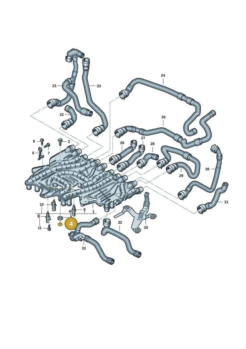 9J1816067 — Audi RS e-tron GT (2020-2025) diagram 4j1121010, position 4