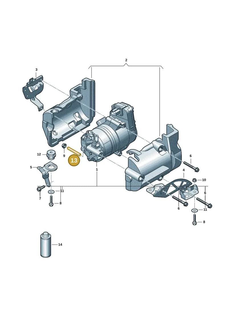 9J1816068 — Audi RS e-tron GT (2020-2025) diagram 4j1260300, position 13