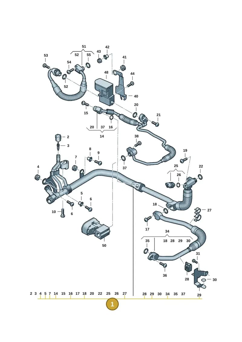 9J1816112K — Audi RS e-tron GT (2020-2025) diagram 4j1260750, position 1