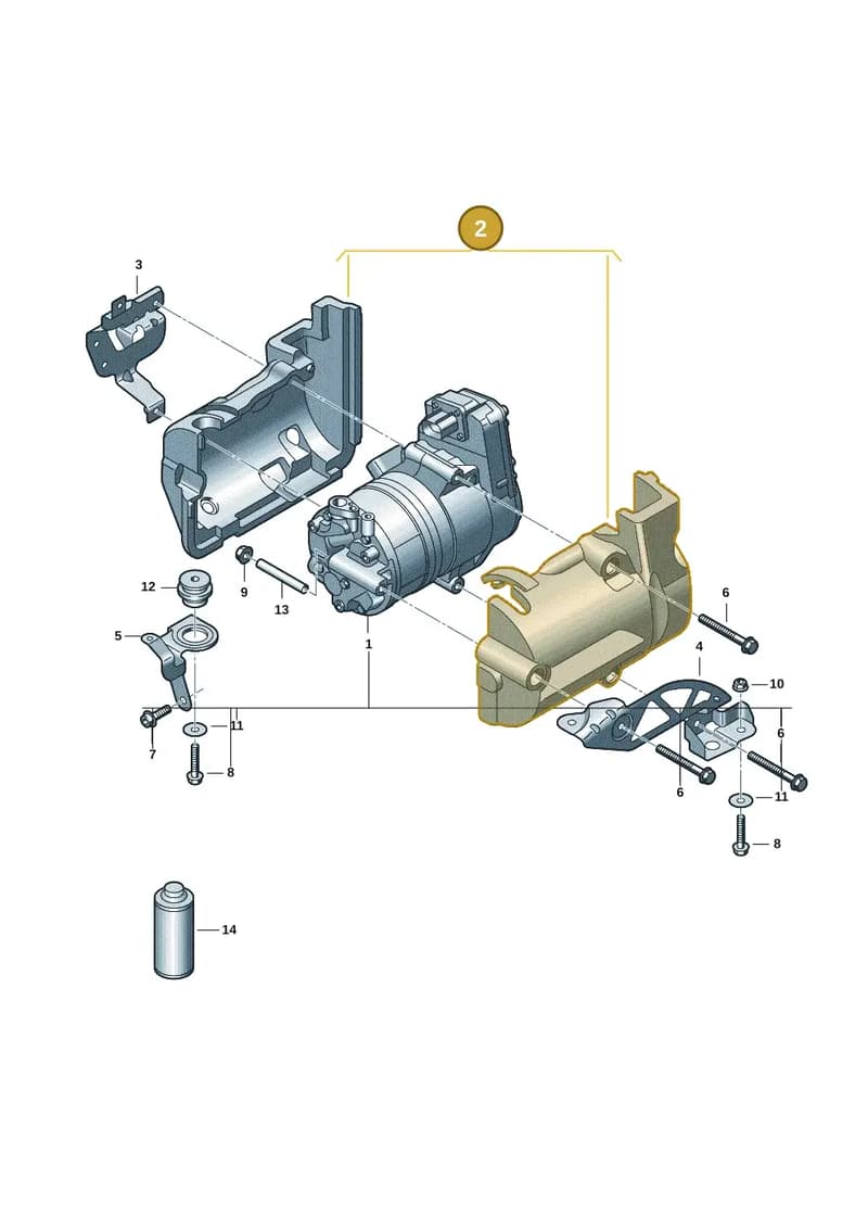 9J1816431H — Audi RS e-tron GT (2020-2025) diagram 4j1260300, position 2
