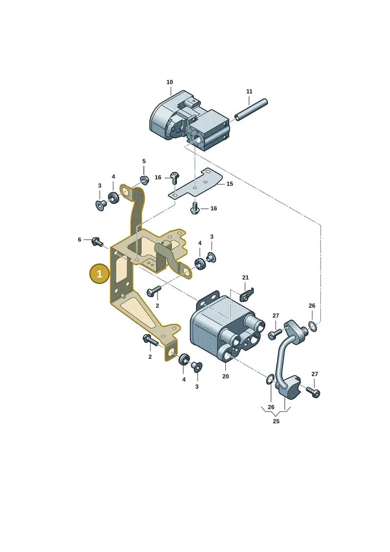 9J1816572F — Audi RS e-tron GT (2020-2025) diagram 4j1260780, position 1