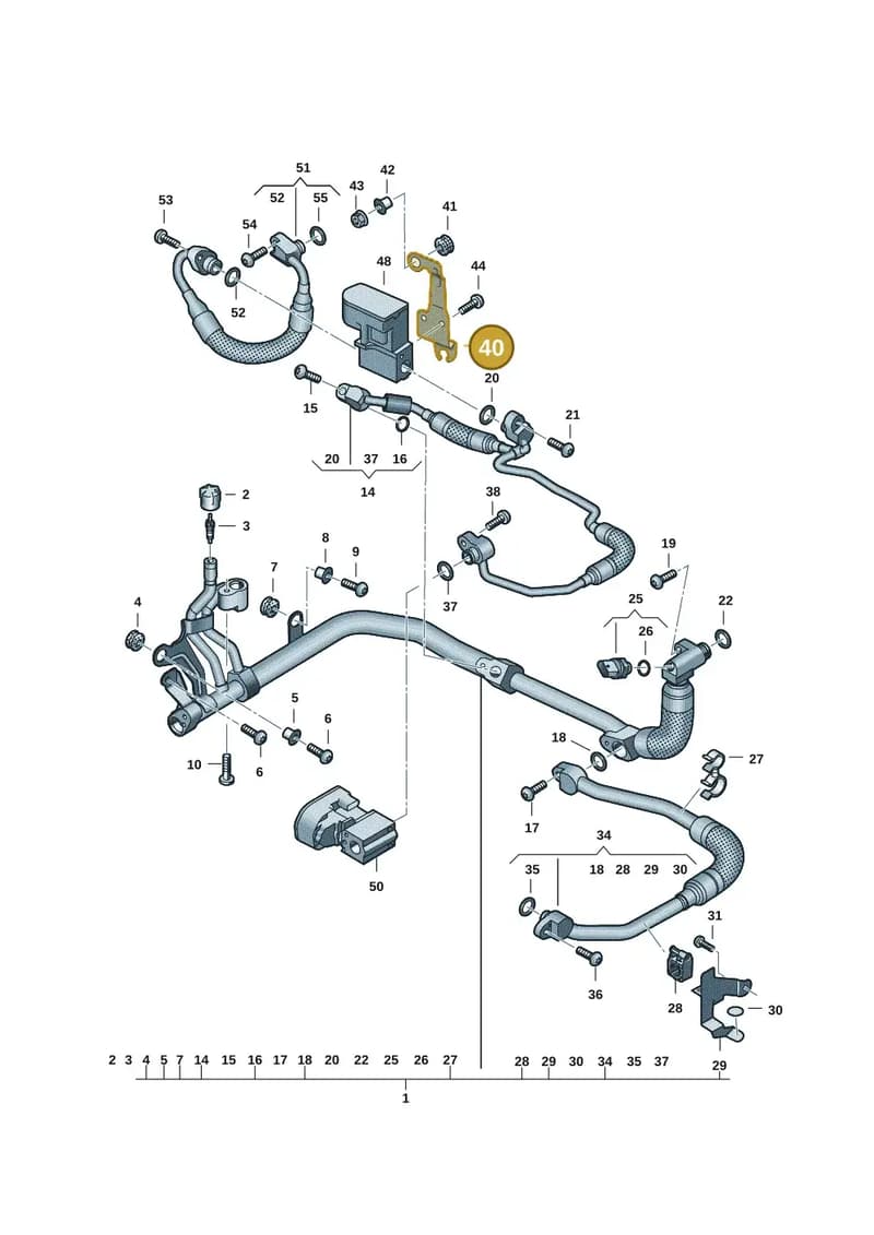 9J1816576A — Audi RS e-tron GT (2020-2025) diagram 4j1260750, position 40