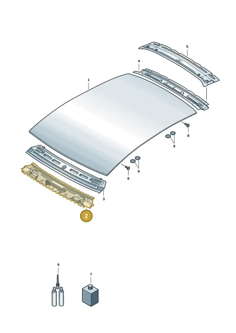 9J1817122Y — Audi RS e-tron GT (2020-2025) diagram 4j1817000, position 2