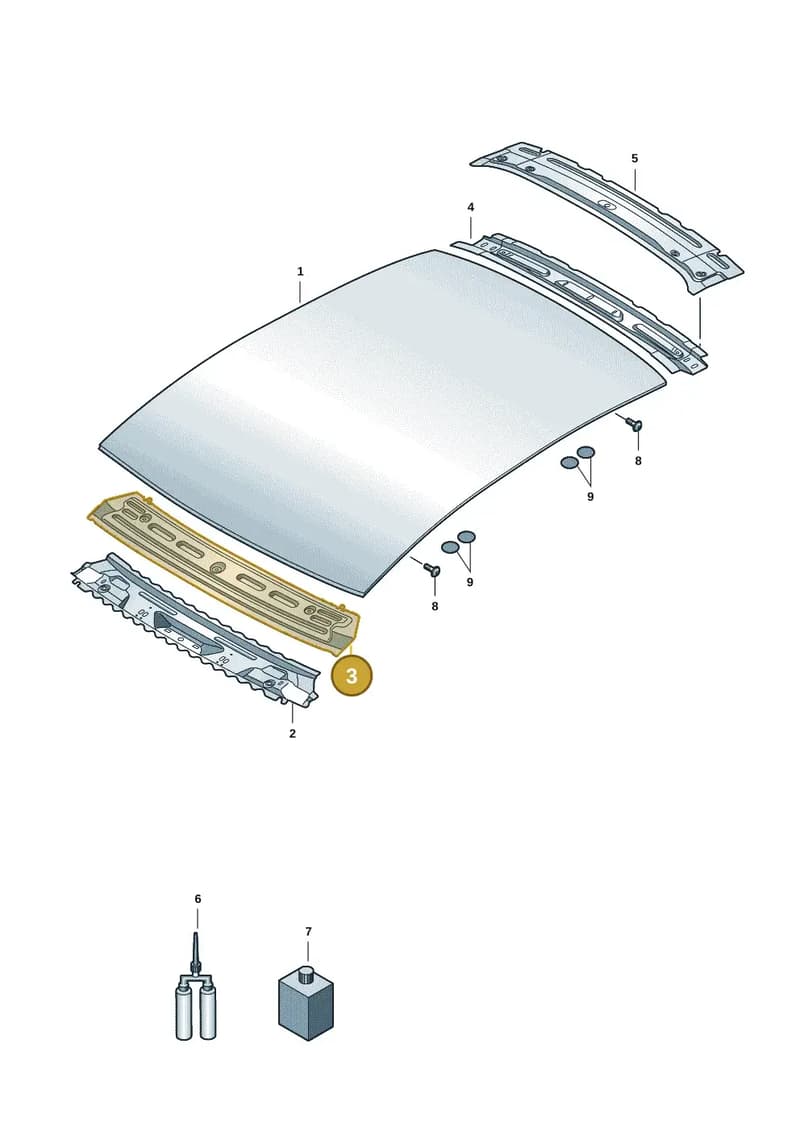 9J1817133AY — Audi RS e-tron GT (2020-2025) diagram 4j1817000, position 3