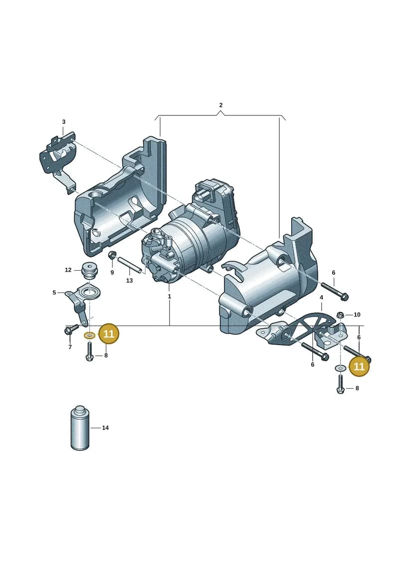 9J1819228F — Audi RS e-tron GT (2020-2025) diagram 4j1260300, position 11