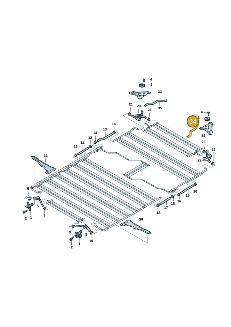 9J1820644 — Audi RS e-tron GT (2020-2025) diagram 4j1915560, position 34