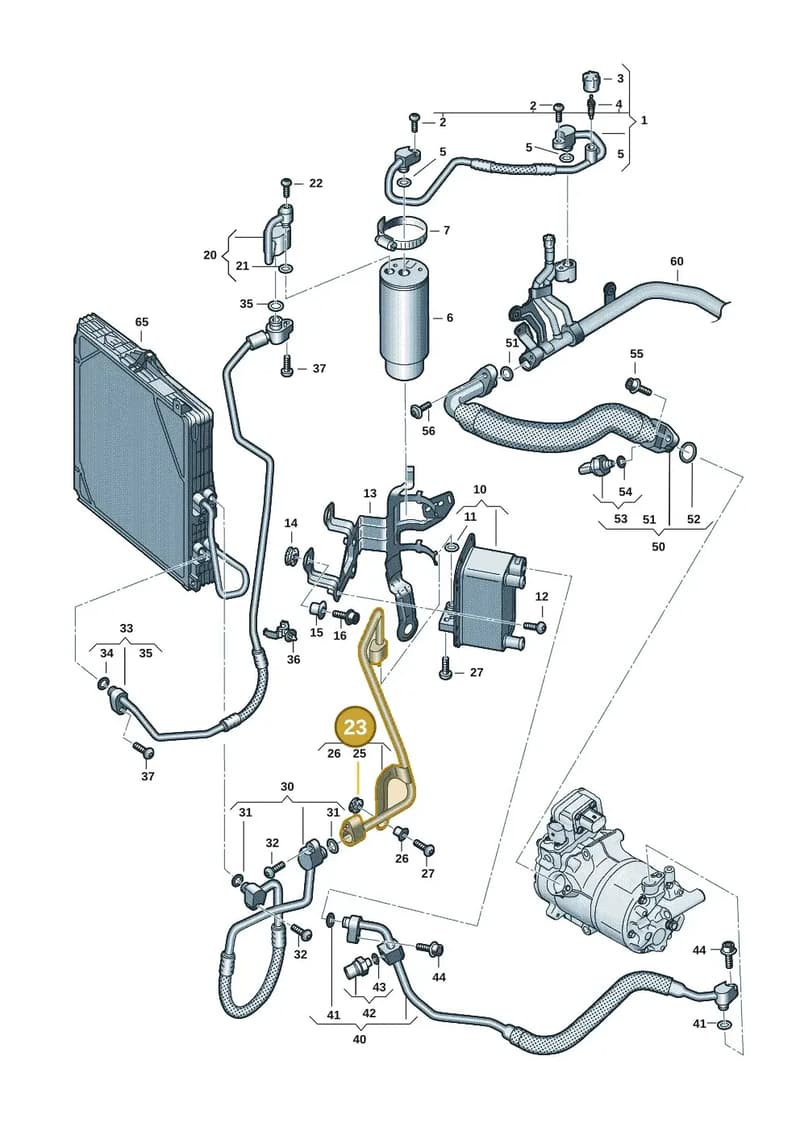 9J1820720A — Audi RS e-tron GT (2020-2025) diagram 4j1260700, position 23