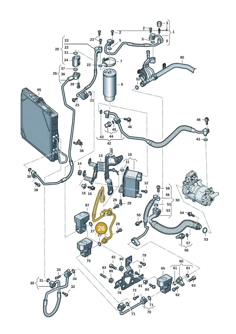 9J1820729F — Audi RS e-tron GT (2020-2025) diagram 4j1260710, position 26