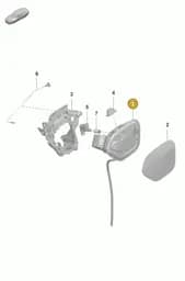 9J1821248A Porsche Charging Socket