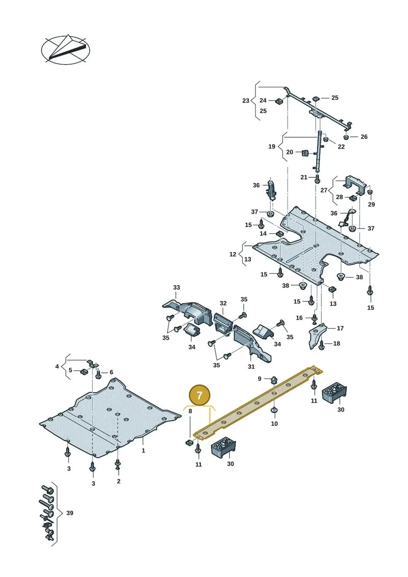 9J1825101B — Audi RS e-tron GT (2020-2025) diagram 4j1825000, position 7