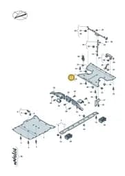 9J1825213C Porsche Underbody Trim