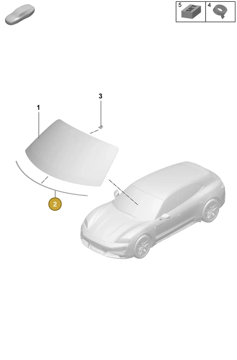9J1827039BY — Porsche Taycan Sport Turismo (2023-2025) diagram p64805000, position 2