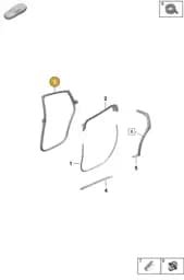9J1833722AY Porsche Door Seal